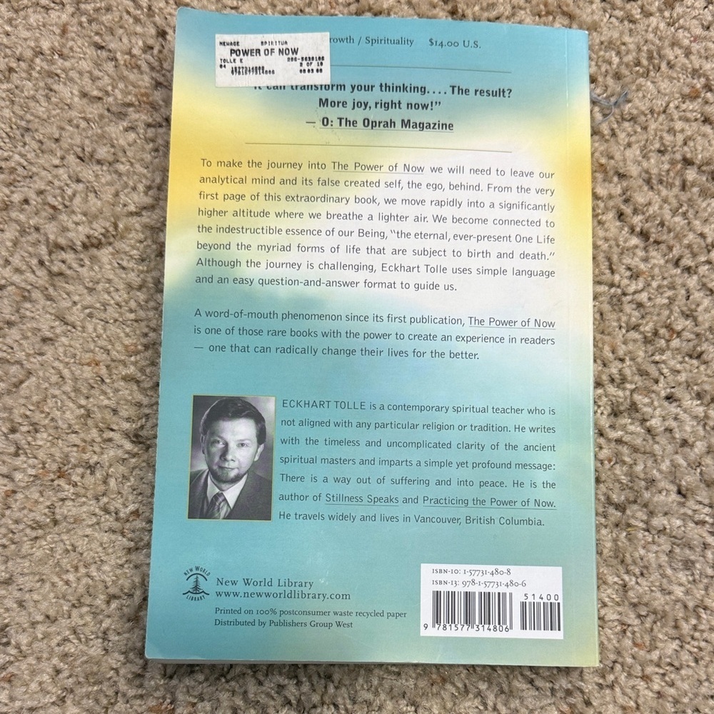 's The Power of Now - Green and Yellow Cover - Picture 3 of 6